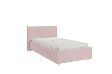 Кровать детская 0.9 Альба, нежно-розовый (велюр) в Орле