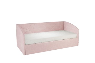 Кровать детская 0.9 Бест (Софа), нежно-розовый (велюр) в Орле