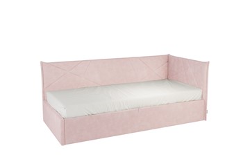 Детская кровать 0.9 Бест (Тахта), нежно-розовый (велюр) в Орле