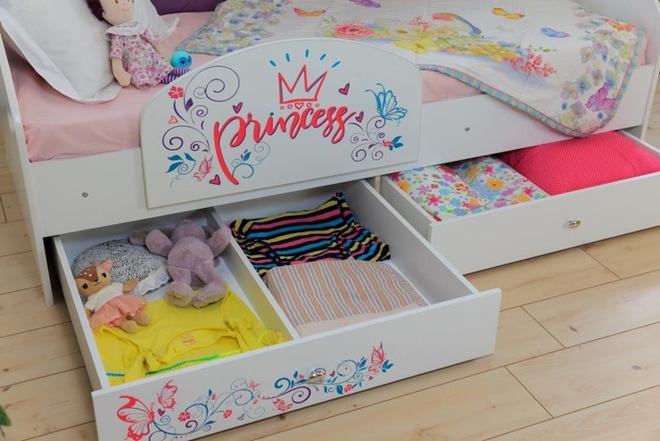 Детская кровать Эльза с бортиком, Розовый (щиты) в Орле - изображение 6