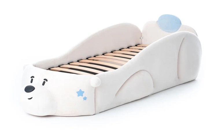 Кровать-игрушка Мишка Pasha, белый в Орле - изображение 1