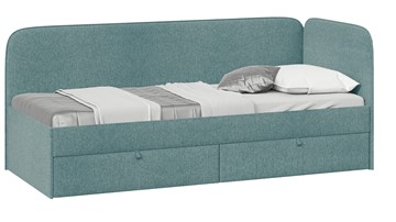 Детская кровать Молли тип 1 (80), Микровелюр Scandi Indigo 11 в Орле