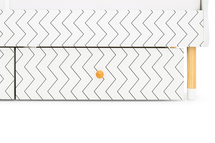 Кроватка Stumpa Облако "Геометрия Зигзаги" в Орле - изображение 2