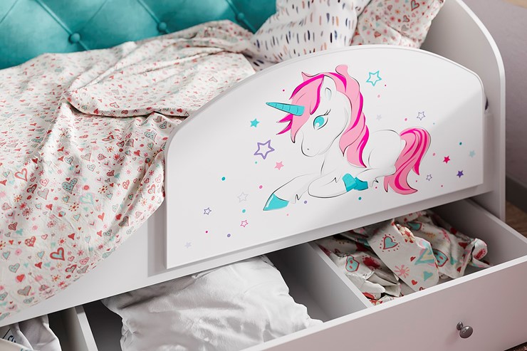 Кровать детская Звездочка с бортиком, Розовый в Орле - изображение 2
