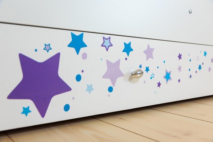 Детская кровать Звездочка с бортиком, Фиолетовый в Орле - изображение 3