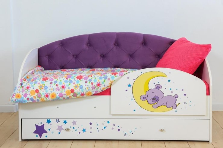 Детская кровать Звездочка с бортиком, Фиолетовый в Орле - изображение 7