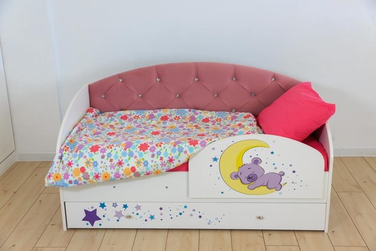 Кровать детская Звездочка с бортиком, Розовый в Орле - изображение 6