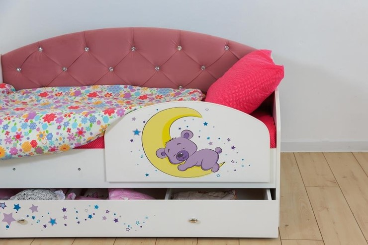 Кровать детская Звездочка с бортиком, Розовый в Орле - изображение 7