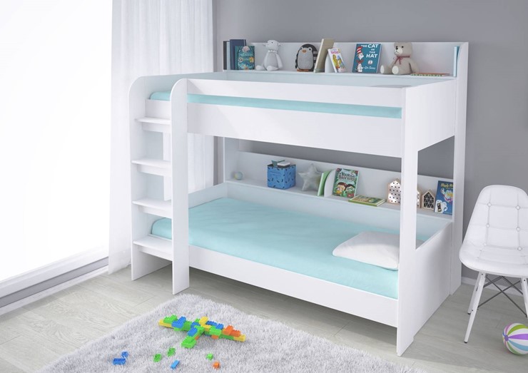 Кровать-чердак POLINI Kids Simple 5000 Белый в Орле - изображение 4