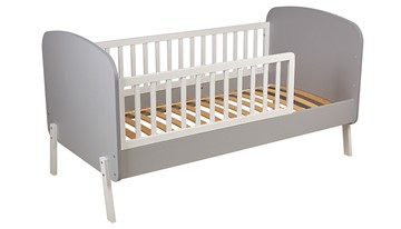 Кровать детская POLINI Kids Mirum 2000 Серый-Белый в Орле - предосмотр