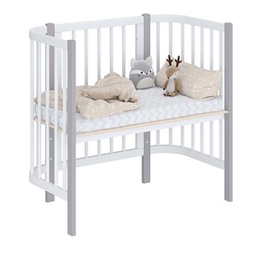 Детская кровать POLINI Kids Simple 105 Белый / Серый в Орле - предосмотр 1