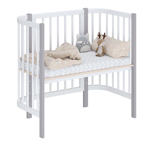 Детская кровать POLINI Kids Simple 105 Белый / Серый в Орле - изображение 1