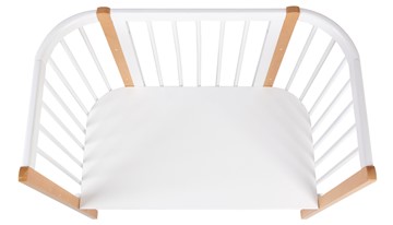 Кроватка приставная POLINI Kids Simple 120 Белый / Бук в Орле - предосмотр 4