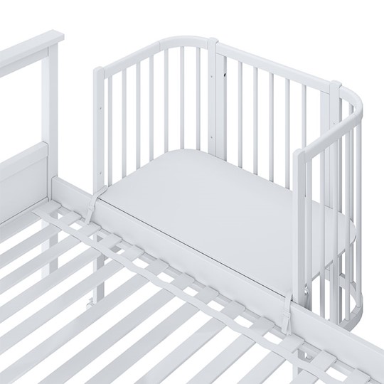 Кроватка-трансформер POLINI Kids Simple 120 Белый в Орле - изображение 5
