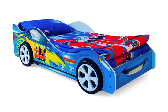 Кровать-машина детская Тачка синяя в Орле - изображение