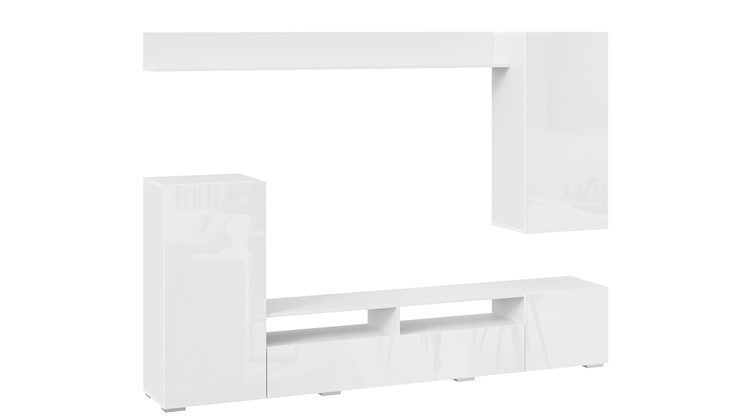Стенка Моретти (Белый, Белый глянец) в Орле - изображение 2