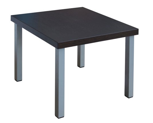 Стол квадратный Триада, венге/алюминий в Орле - изображение