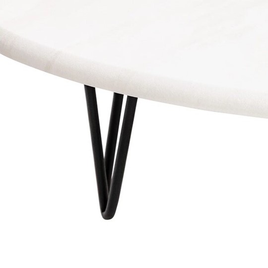 Журнальный столик Дадли (Черный/Белый бетон) в Орле - изображение 5