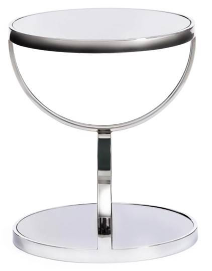 Столик GROTTO (mod. 9157) металл/дымчатое стекло, 42х42х50, хром в Орле - изображение 1