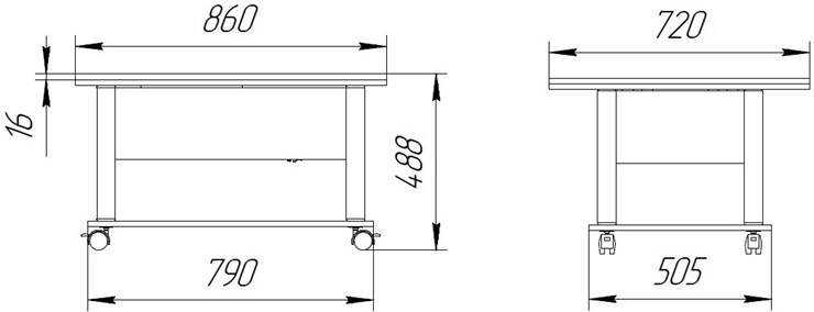Стол трансформер Дебют-3, венге светлый/белый в Орле - изображение 1