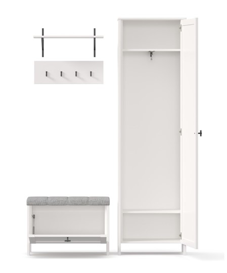 Набор мебели в прихожую Бланко №16 (Белый) в Орле - изображение 1