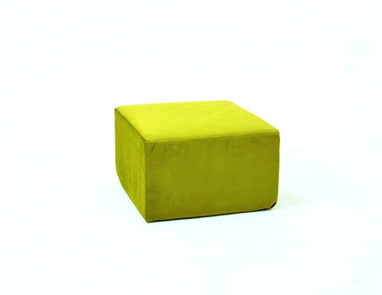 Пуф бескаркасный Тетрис 50х50, зеленый в Орле - изображение