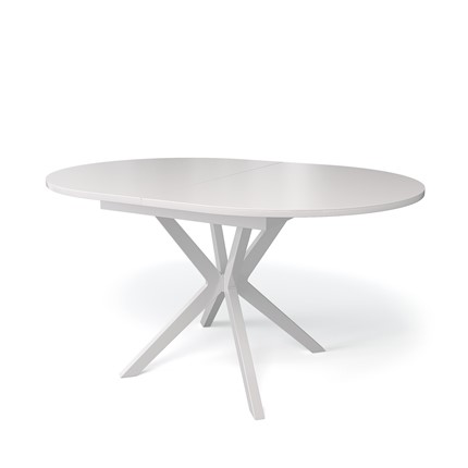 Раздвижной стол Kenner B1300 (Белый/Стекло белое сатин) в Орле - изображение