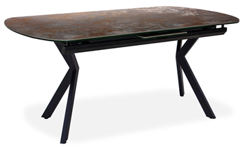 Кухонный стол раздвижной Шамони 2CX 160х90 (Oxide Nero/Графит) в Орле - предосмотр