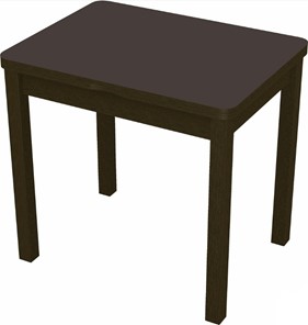 Обеденный раздвижной стол Бари дерево №8 (стекло коричневое/венге) в Орле