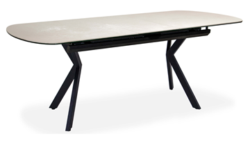 Кухонный раскладной стол Шамони 3CX 180х95 (Oxide Avorio/Графит) в Орле - предосмотр 1