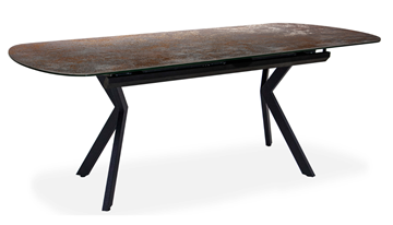 Кухонный стол раздвижной Шамони 2CX 160х90 (Oxide Nero/Графит) в Орле - предосмотр 1