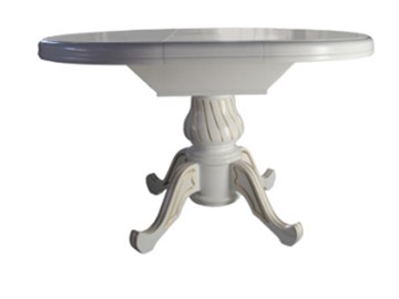 Кухонный раскладной стол Ф-100(130), на одной ножке, (стандартная покраска) в Орле - предосмотр 2