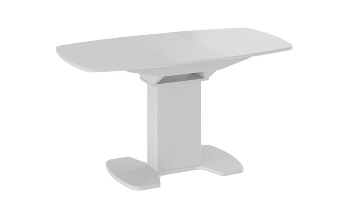 Стол раздвижной Портофино (СМ(ТД)-105.01.11(1)), цвет  Белый глянец/Стекло белое в Орле - изображение 2