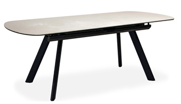 Кухонный стол раскладной Шамони 3CQ 180х95 (Oxide Avorio/Графит) в Орле - предосмотр 1