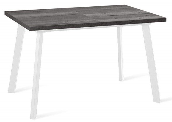 Кухонный раскладной стол Dikline HB120 Сосна Пасадена/ножки белые в Орле - изображение
