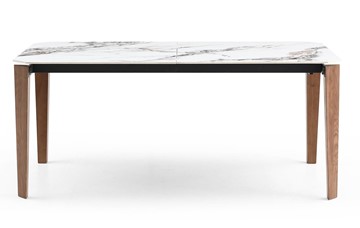 Кухонный раздвижной стол DT8843CW (180) белый мрамор  керамика в Орле
