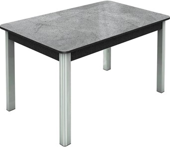 Обеденный раздвижной стол Гамбург исп.1 ноги метал. крашеные №23, Фотопечать (Мрамор №12) в Орле