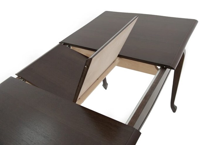 Кухонный раскладной стол Кабриоль 1200х800, (Тон 7 - Орех тёмный) Морилка/Эмаль в Орле - изображение 8