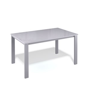 Кухонный раскладной стол Kenner LL1200 серый/стекло серое глянец в Орле