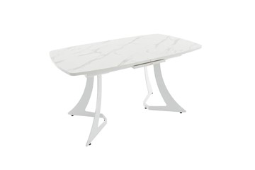Обеденный раздвижной стол Милан Пластик (Камень белый) в Орле