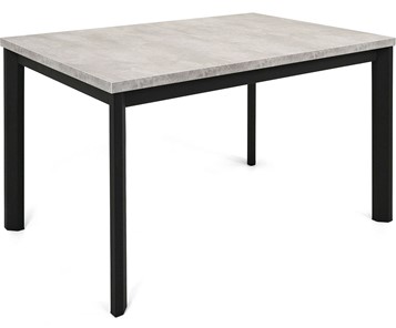 Раздвижной стол Нагано-1L (ноги черные, светлый цемент) в Орле