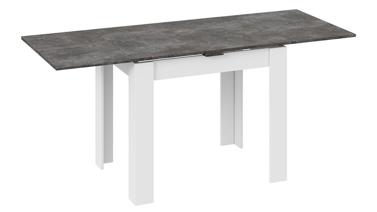 Кухонный стол раскладной Промо тип 3 (Белый/Ателье темный) в Орле - изображение 1