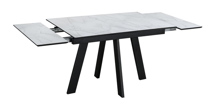 Кухонный раскладной стол Wings, Жемчужный Перито/Черный в Орле - изображение 1