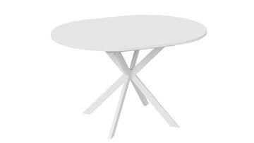 Обеденный раздвижной стол Мэдисон Тип 1 (Белый муар, Белый) в Орле - предосмотр 3