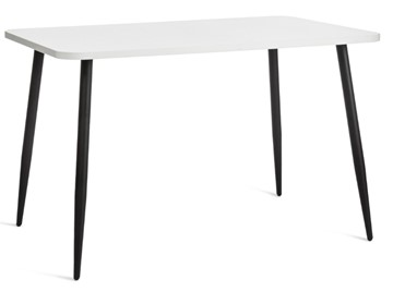 Стол кухонный PLUTO ЛДСП/металл, 120x80x77, Белый/Черный арт.19316 в Орле