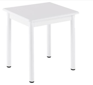 Кухонный пристенный стол НСПА-02 МДФ, белый МДФ/белое дерево/36 прямые трубки белый в Орле