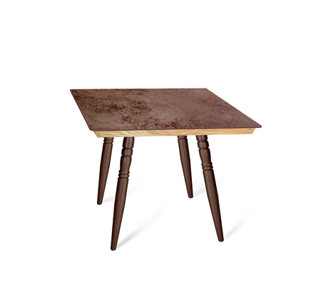 Стол на кухню SHT-TU15 (4 шт.)/ТT8 60/60 (медный металлик/прозрачный лак/коричневая сепия) в Орле - изображение