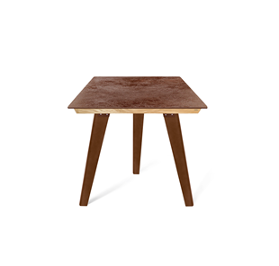 Керамический обеденный стол SHT-TU16 (3 шт.)/ТT8 60/60 (темный орех/прозрачный лак/коричневая сепия) в Орле