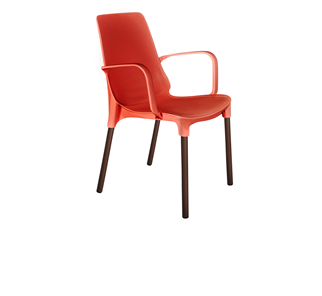 Обеденный стул SHT-ST76/S424 (красный/коричневый муар) в Орле