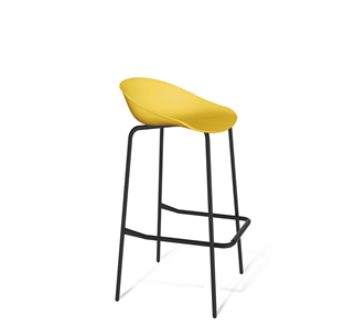 Барный стул SHT-ST19/S29 (желтый/черный муар) в Орле